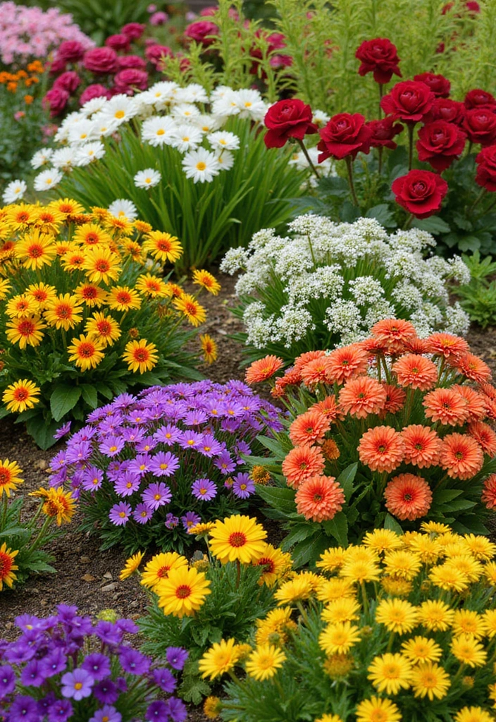 30 Garden Flower Bed Ideas That Bring Color to Your Yard - 7. Edible Elegance