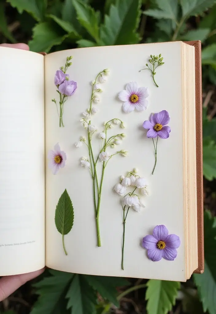 30+ May Birth Flower Designs That Make Perfect Bouquets and Tattoos - 16. DIY Flower Pressing Techniques