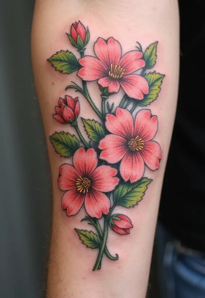 30+ May Birth Flower Designs That Make Perfect Bouquets and Tattoos - 4. Intricate Hawthorn Flower Tattoos