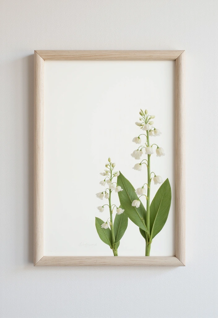 30+ May Birth Flower Designs That Make Perfect Bouquets and Tattoos - 8. DIY Floral Wall Art