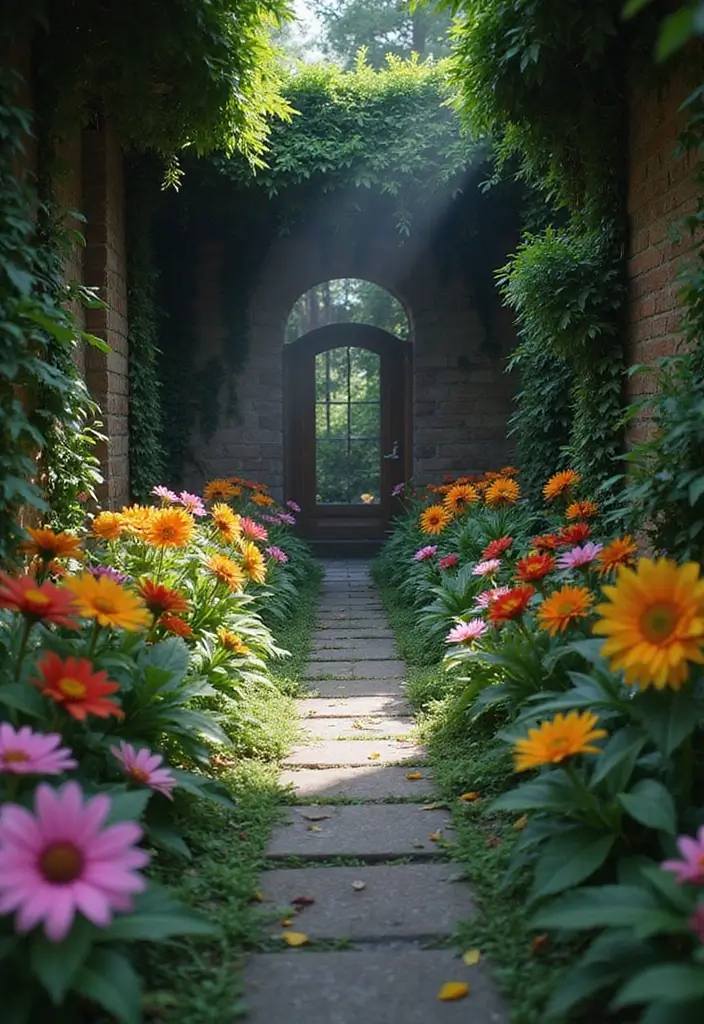 30+ Minecraft Flower Garden Builds to Inspire Your Next Creation - 16. Hidden Secret Garden
