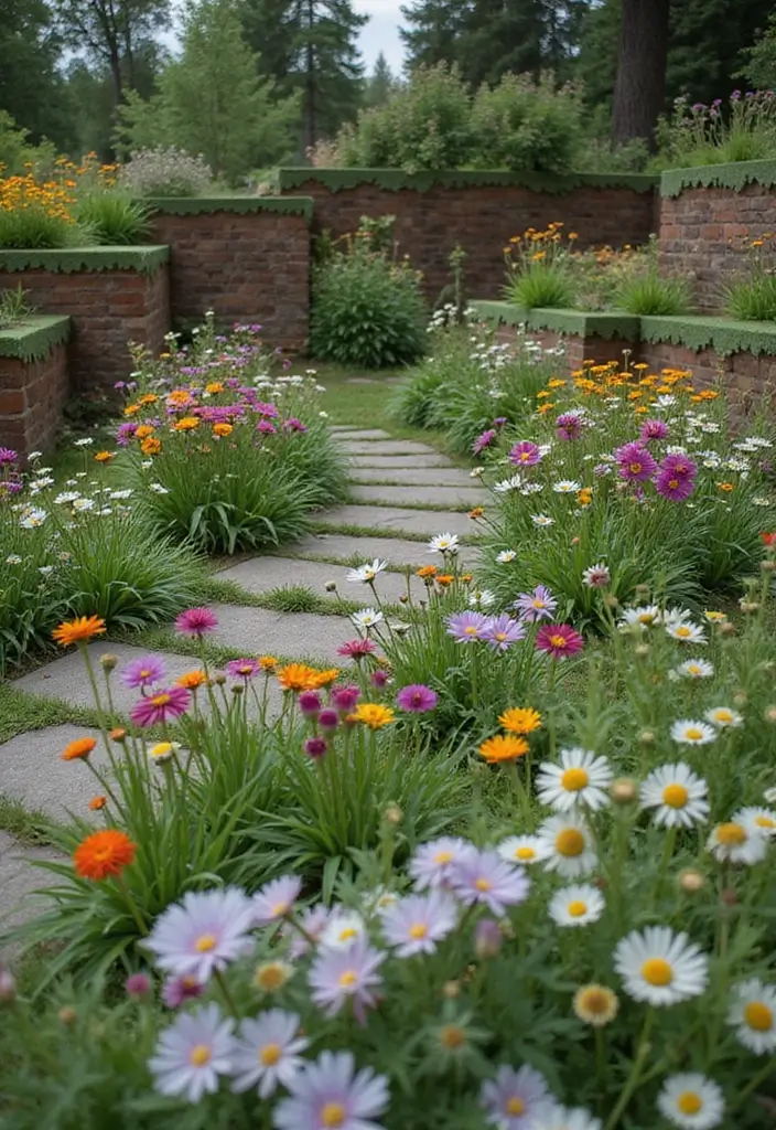 30+ Minecraft Flower Garden Builds to Inspire Your Next Creation - 18. Wildflower Garden