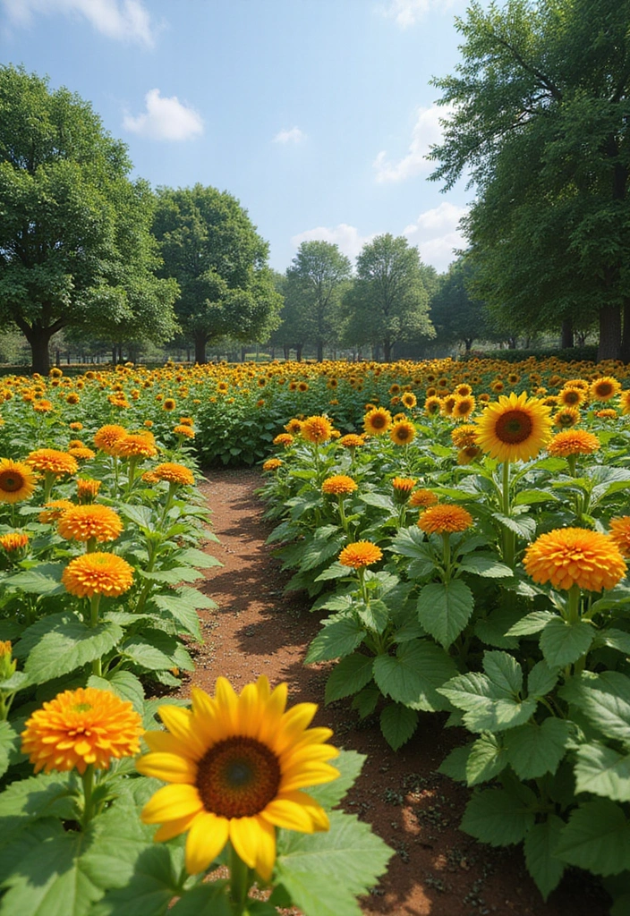 30+ Minecraft Flower Garden Builds to Inspire Your Next Creation - 24. Pet-Friendly Flower Garden