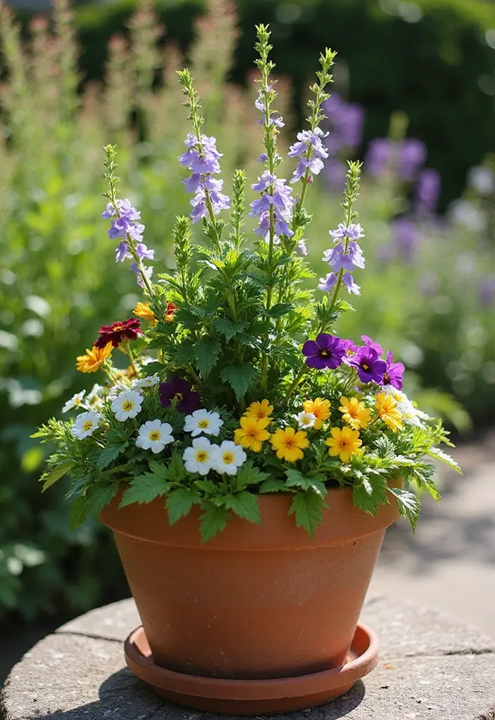 30 Mixed Flower Pot Arrangements That Impress Guests Instantly 4 30 Mixed Flower Pot Arrangements That Impress Guests Instantly - 4. Year-Round Blooms