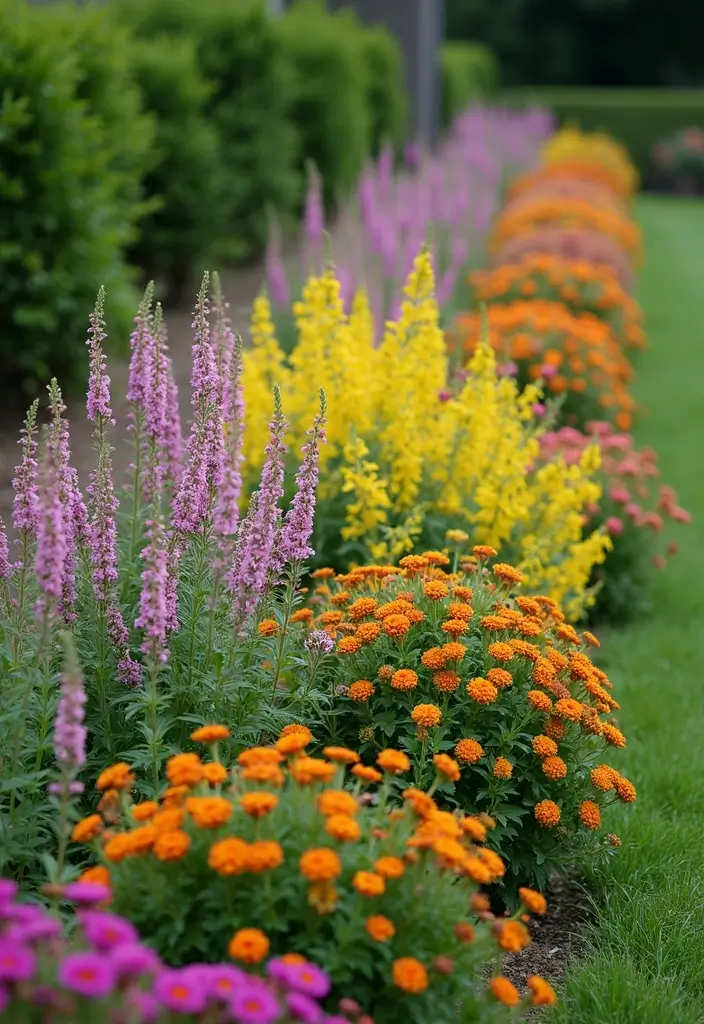 30+ Narrow Flower Bed Solutions to Maximize Small Spaces - 16. Perennial Borders