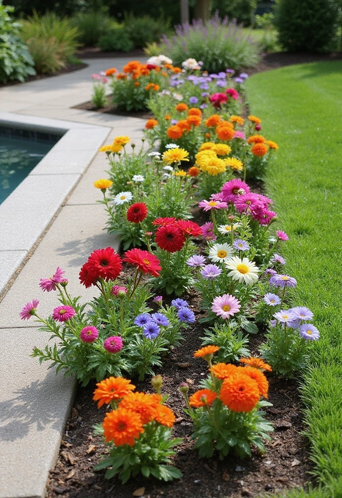 30+ Narrow Flower Bed Solutions to Maximize Small Spaces - 2. Slim Raised Beds
