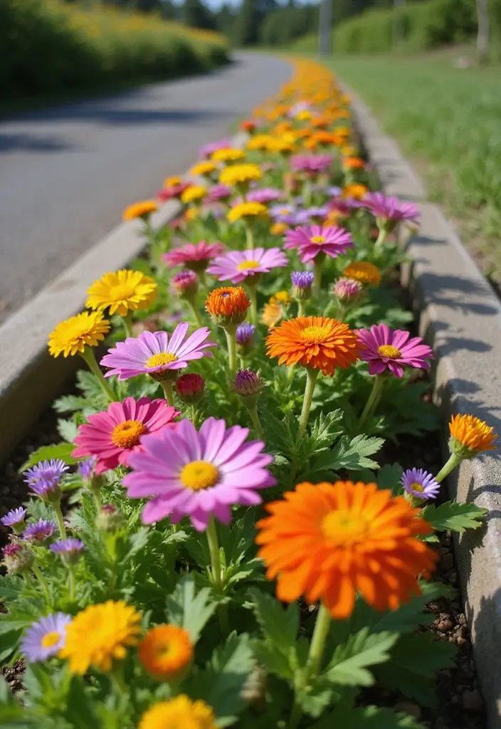 30+ Narrow Flower Bed Solutions to Maximize Small Spaces - 20. Wildflower Patches