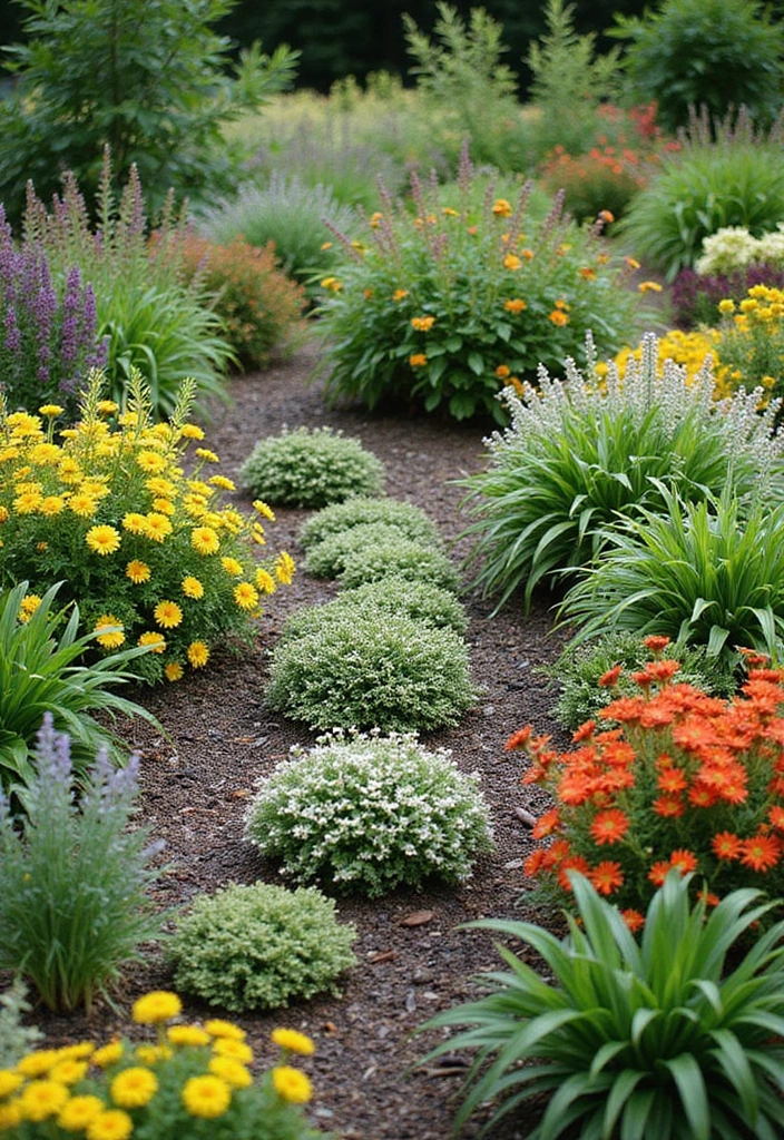30+ Narrow Flower Bed Solutions to Maximize Small Spaces - 9. Compact Perennial Gardens