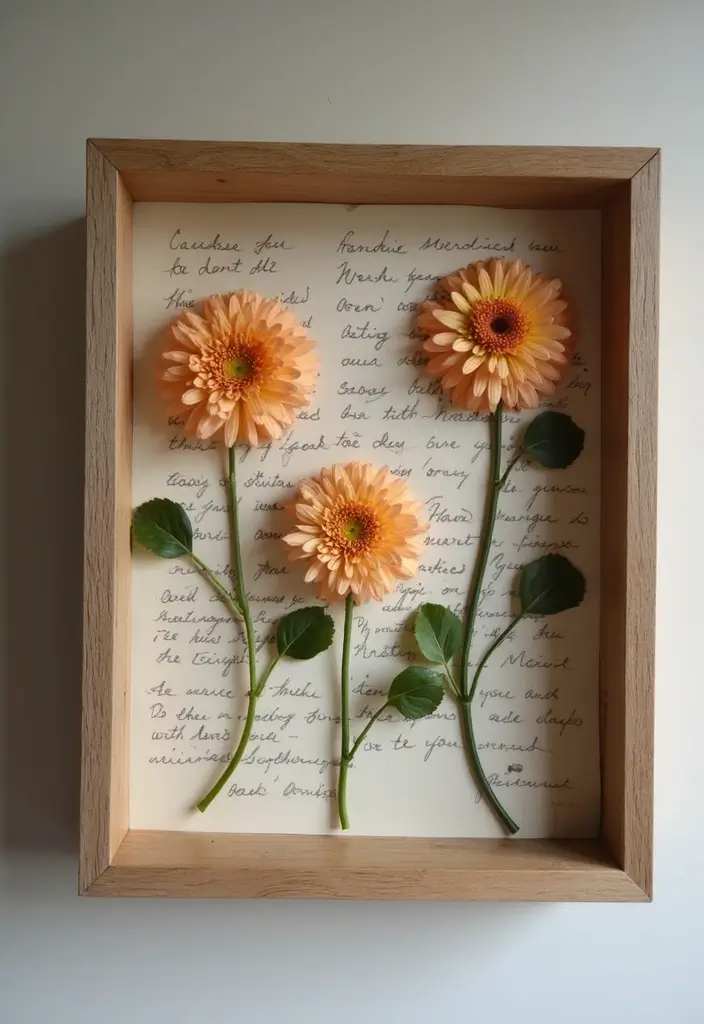 30 November Birth Flower Ideas for Unique Arrangements and Jewelry - 7. Personalized Chrysanthemum Keepsakes