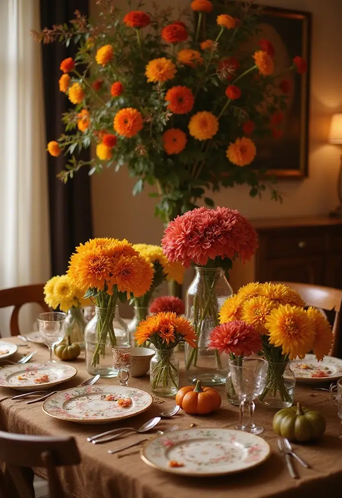 30 November Birth Flower Ideas for Unique Arrangements and Jewelry - 8. Chrysanthemum-Themed Party Decor