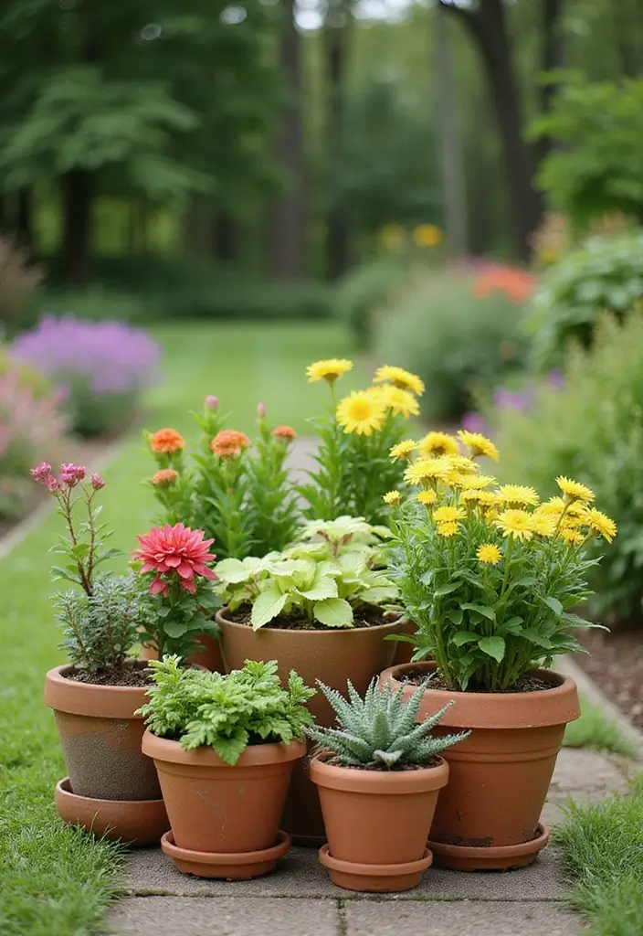 30+ Outdoor Flower Pot Arrangements That Look Gorgeous Year-Round - 24. Eco-Friendly Gardening Practices