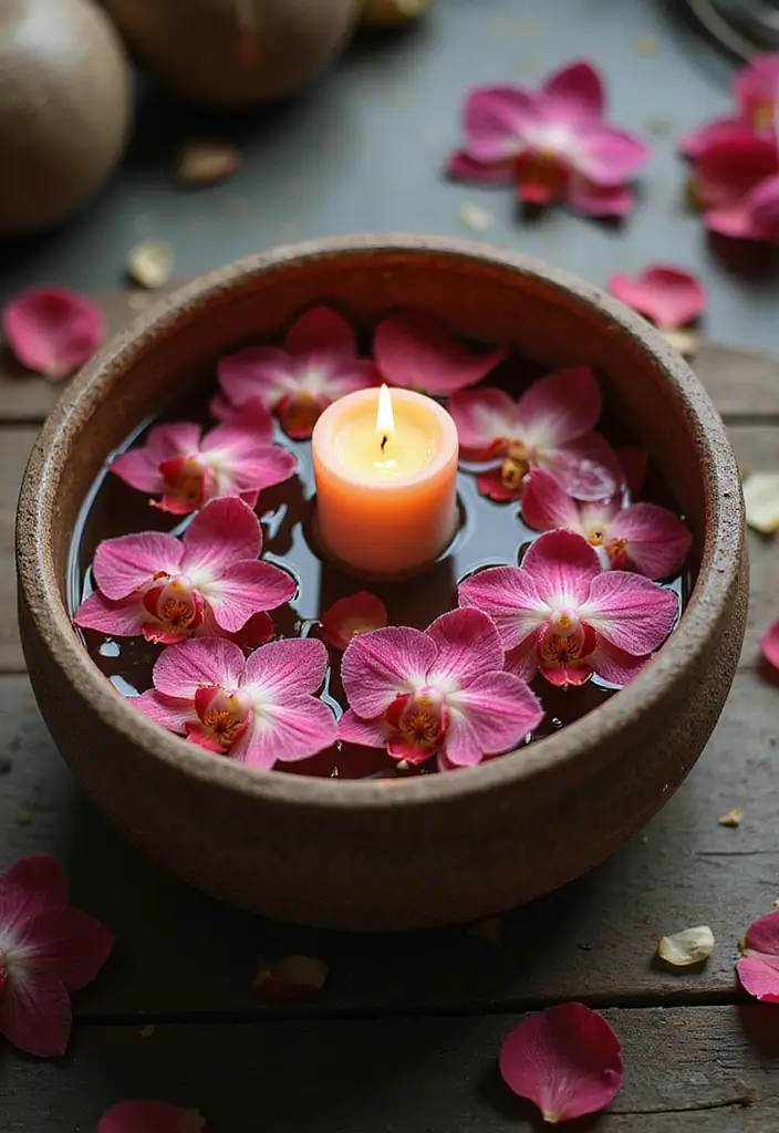 30 Spring Flower Arrangement Ideas to Refresh Your Home - 14. Floating Flower Displays