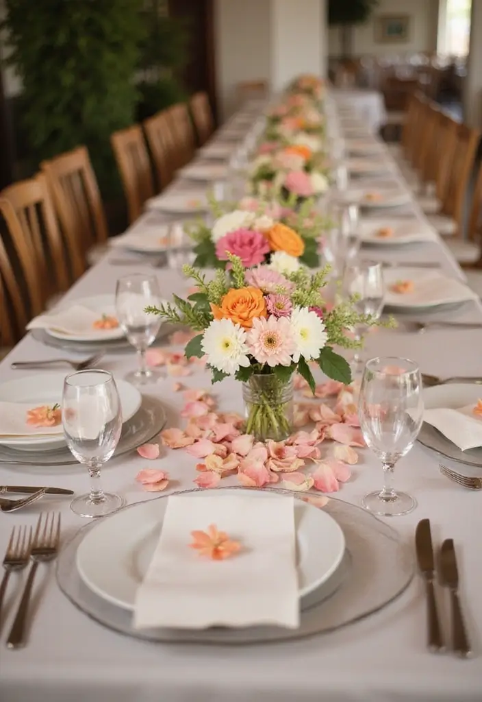 30 Spring Flower Arrangement Ideas to Refresh Your Home - 29. Flower Power Table Settings