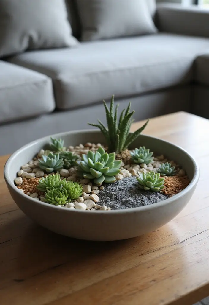 30 Spring Flower Arrangement Ideas to Refresh Your Home - 7. Simple Succulent Succor