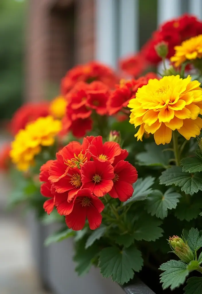30 Stunning Flower Color Combinations That Always Work Together - 1. Bold Red and Sunny Yellow