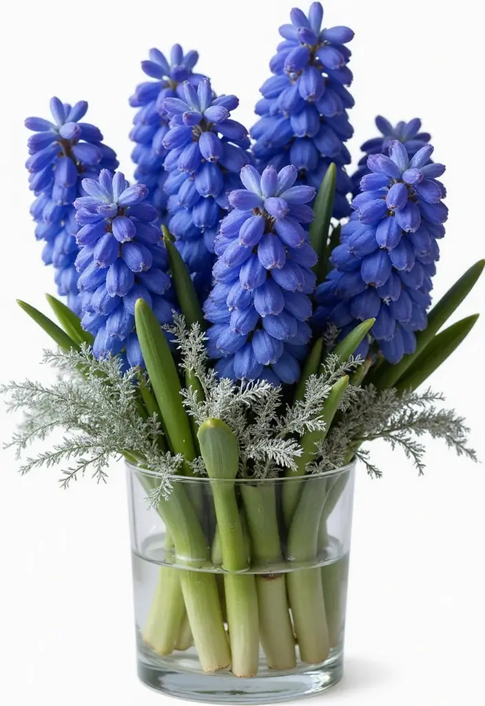 30 Stunning Flower Color Combinations That Always Work Together - 6. Deep Blue and Silver