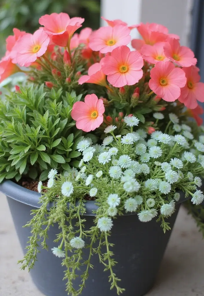 30 Stunning Flower Color Combinations That Always Work Together - 7. Warm Coral and Cool Mint