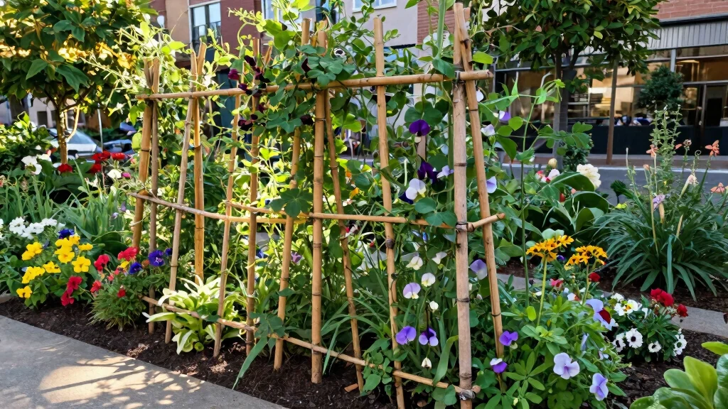 10 Bamboo Trellis Ideas for Natural Garden Privacy