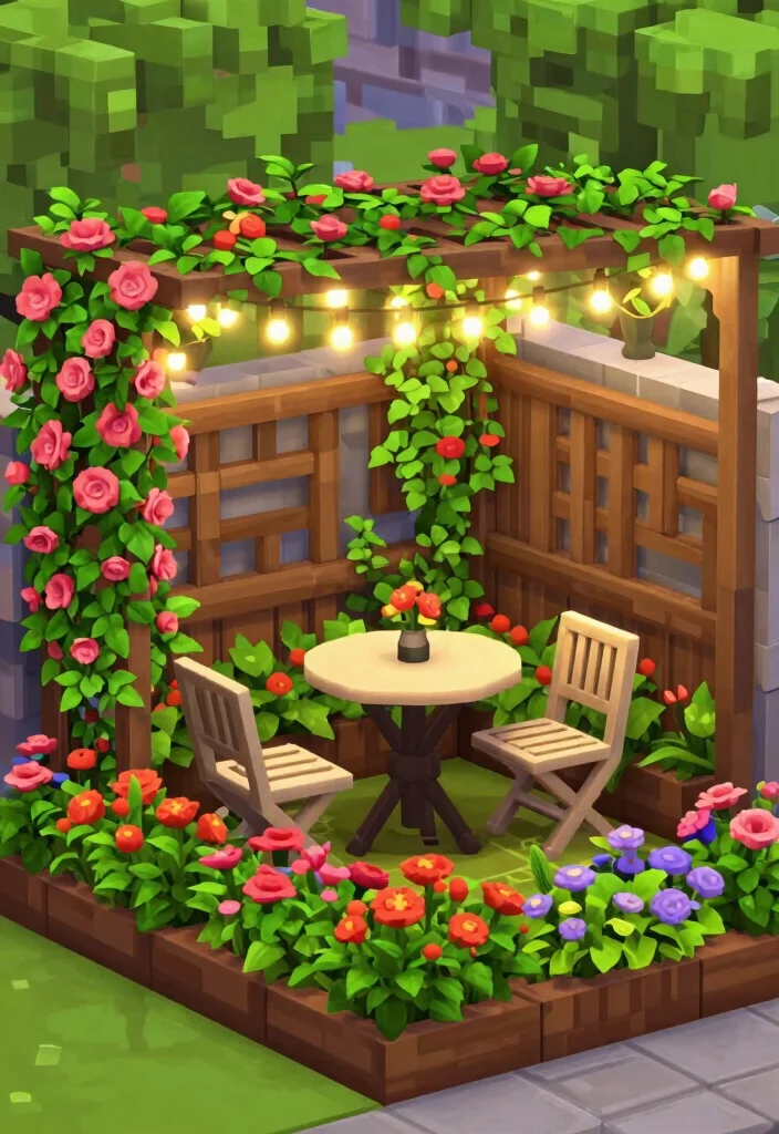 10 Bloxburg Backyard Ideas for Creative Outdoor Layouts 100 10 Bloxburg Backyard Ideas for Creative Outdoor Layouts - 10. Romantic Garden Nooks 1