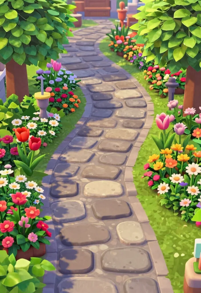 10 Bloxburg Backyard Ideas for Creative Outdoor Layouts 12 10 Bloxburg Backyard Ideas for Creative Outdoor Layouts - 2. Lush Garden Pathways 1