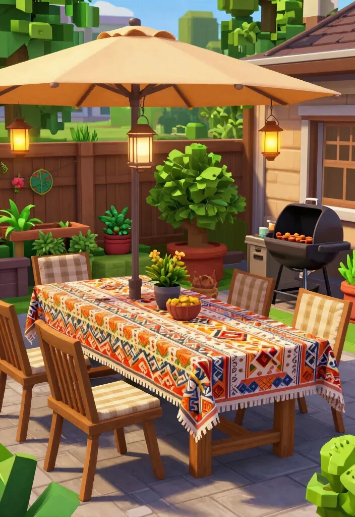 10 Bloxburg Backyard Ideas for Creative Outdoor Layouts 23 10 Bloxburg Backyard Ideas for Creative Outdoor Layouts - 3. Outdoor Dining Space 1