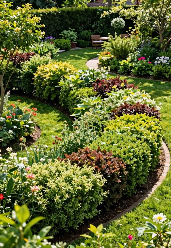 10 Bush Fence Ideas for Natural Garden Borders - 8. Mixed Shrub Hedge 1