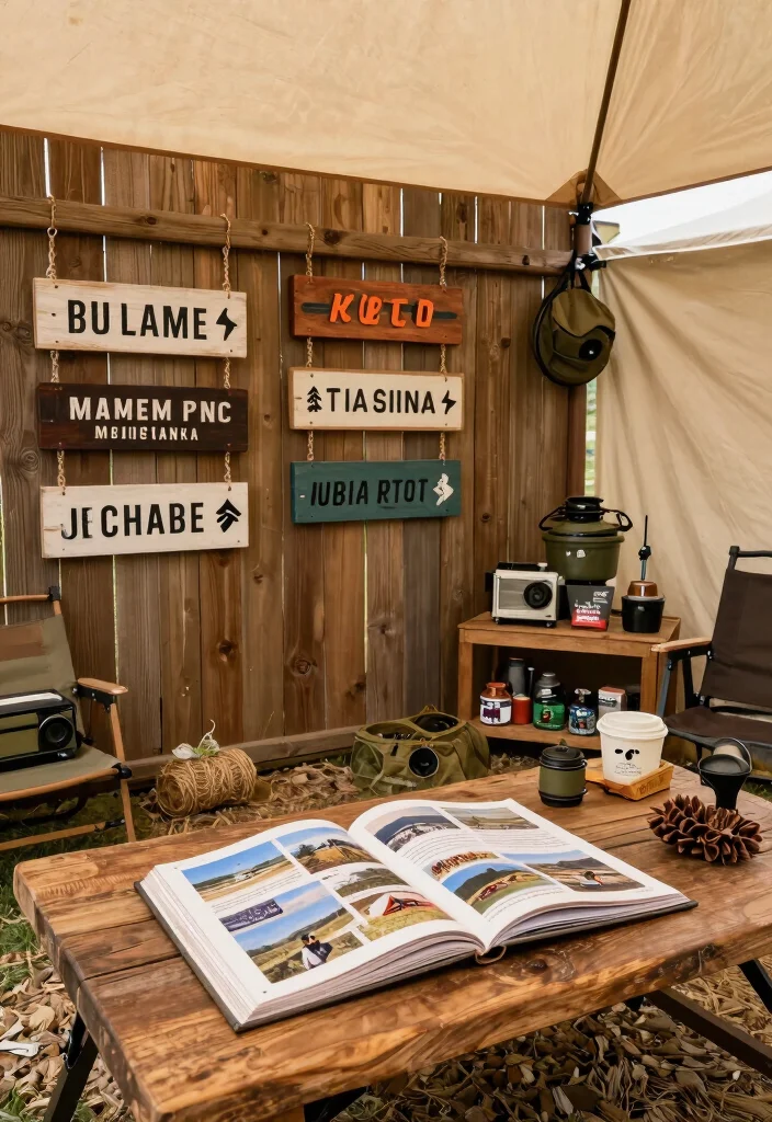 10 Camping Patio Ideas for Rustic Outdoor Comfort - 8. Personal Touches 1