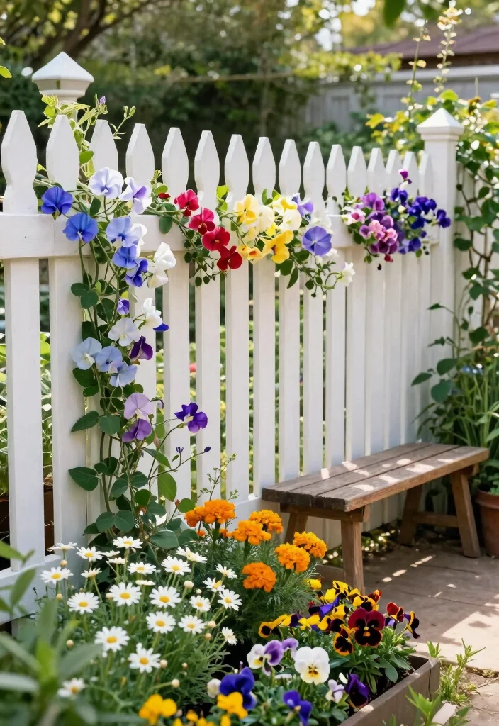 10 Cottage Garden Fence Ideas for Classic Landscape Style - 1. Charming Picket Fences 1