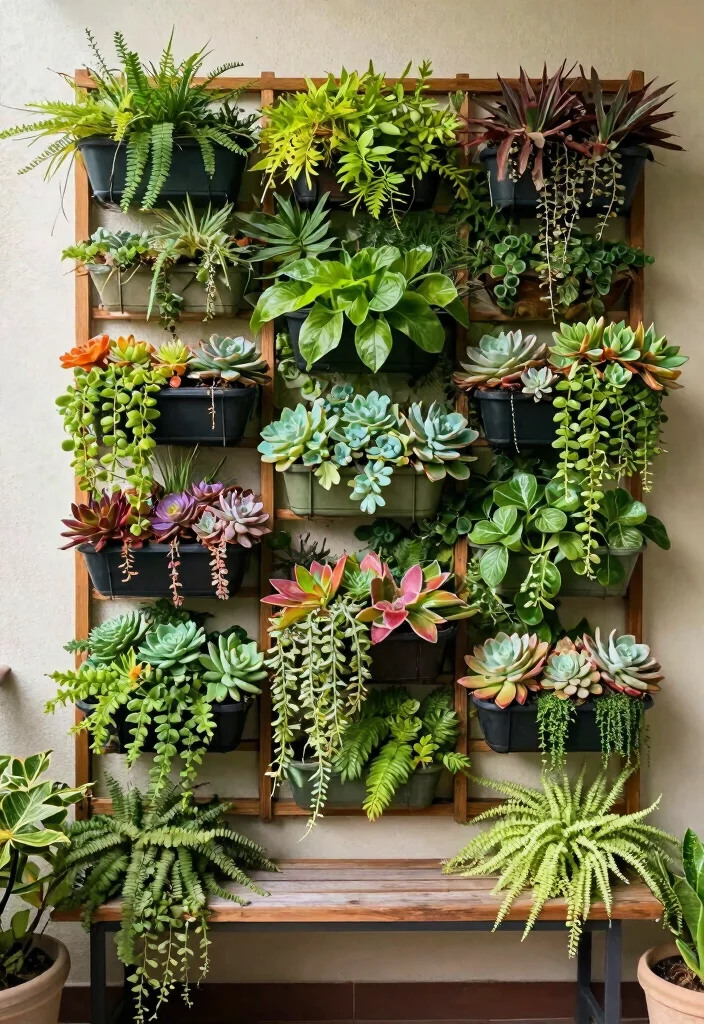 10 Decorative Patio Ideas to Elevate Outdoor Style - 4. Vertical Gardens 1