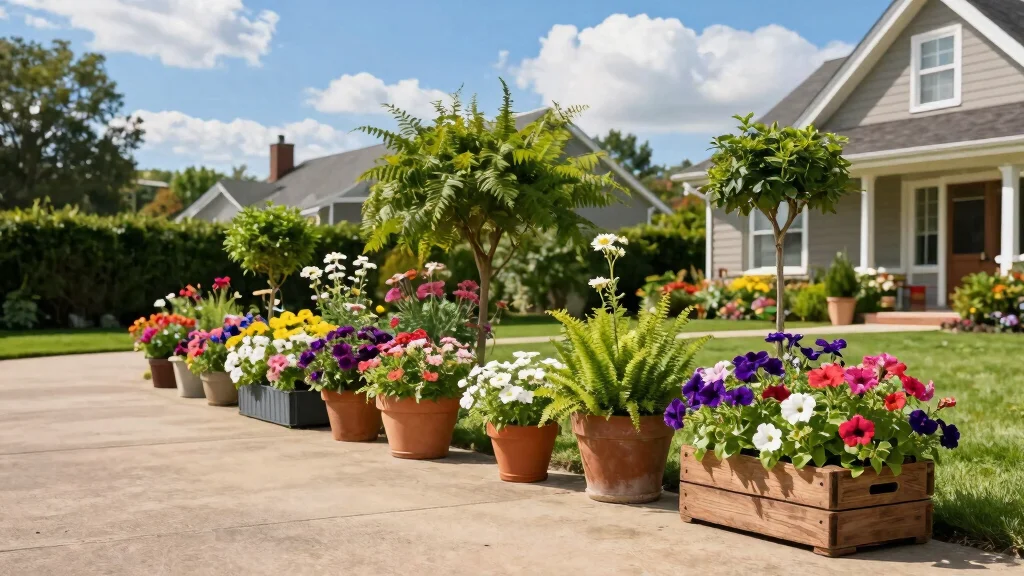 10 Driveway Planter Ideas to Boost Curb Appeal on a Budget