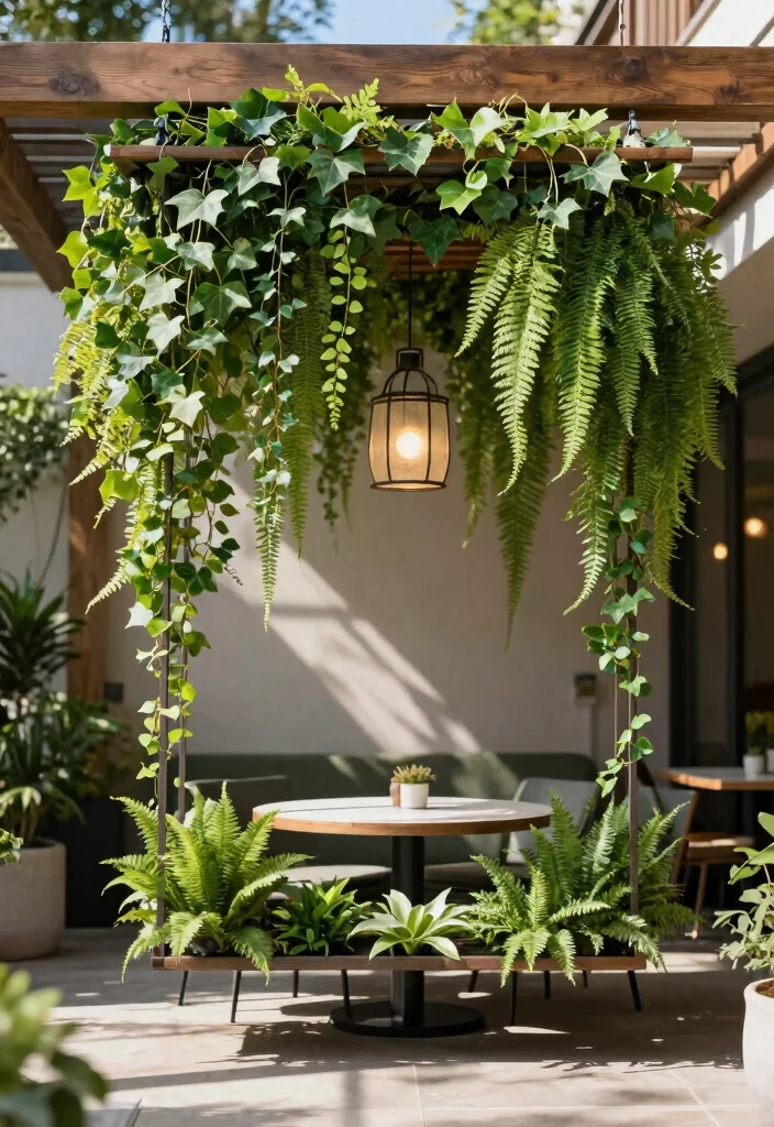 10 Patio Trellis Ideas to Add Shade and Style Outdoors - 7. Floating Trellis 1