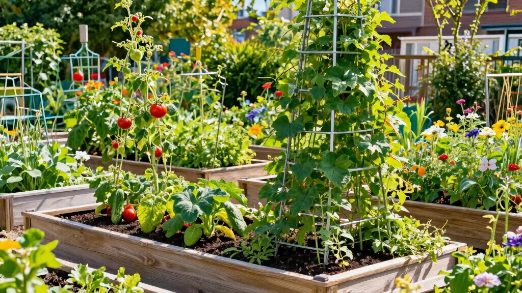 10 Raised Bed Trellis Ideas for Productive Small Gardens