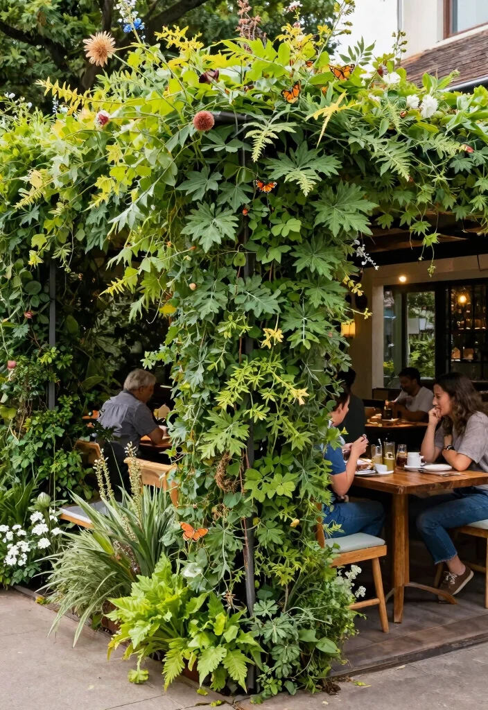 10 Restaurant Patio Fence Ideas for Privacy and Style - 10. Living Hedge Fences 1