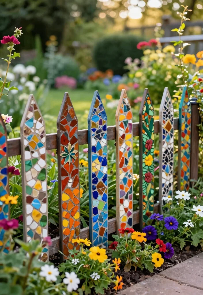 10 Rustic Garden Fence Ideas for Natural Outdoor Charm - 10. Artistic Fencing Solutions 1