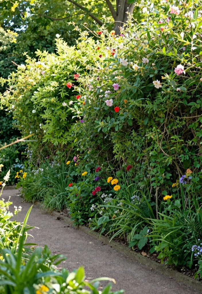 10 Rustic Garden Fence Ideas for Natural Outdoor Charm - 9. Living Fences 1