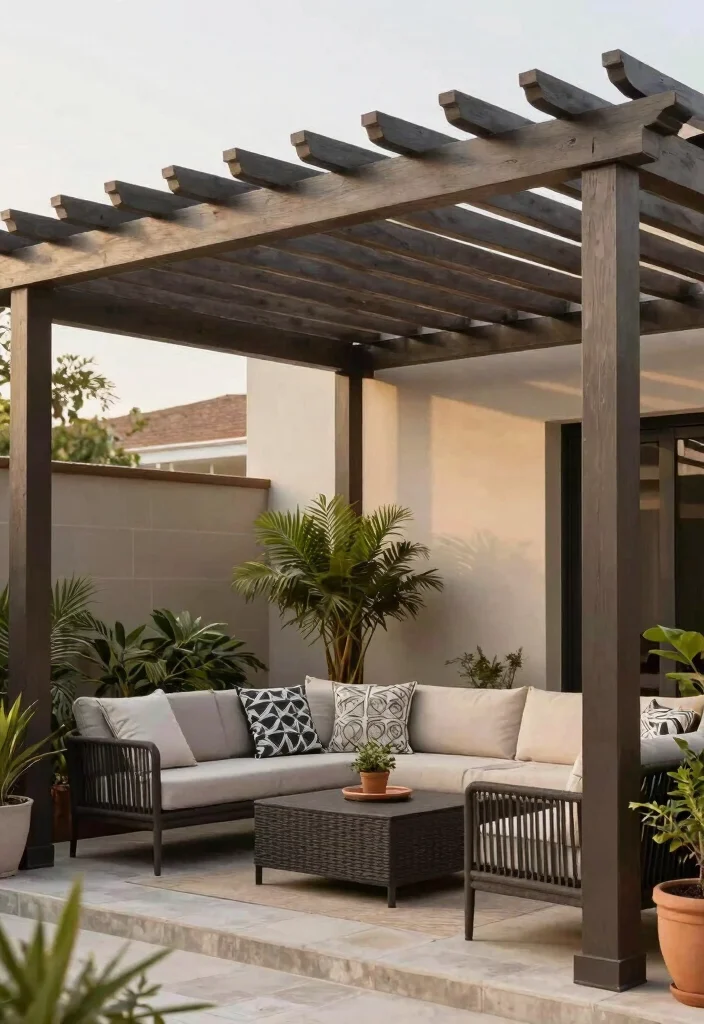 10 Shady Patio Ideas to Stay Cool Outdoors - 8. Pergolas with Adjustable Louvers 1