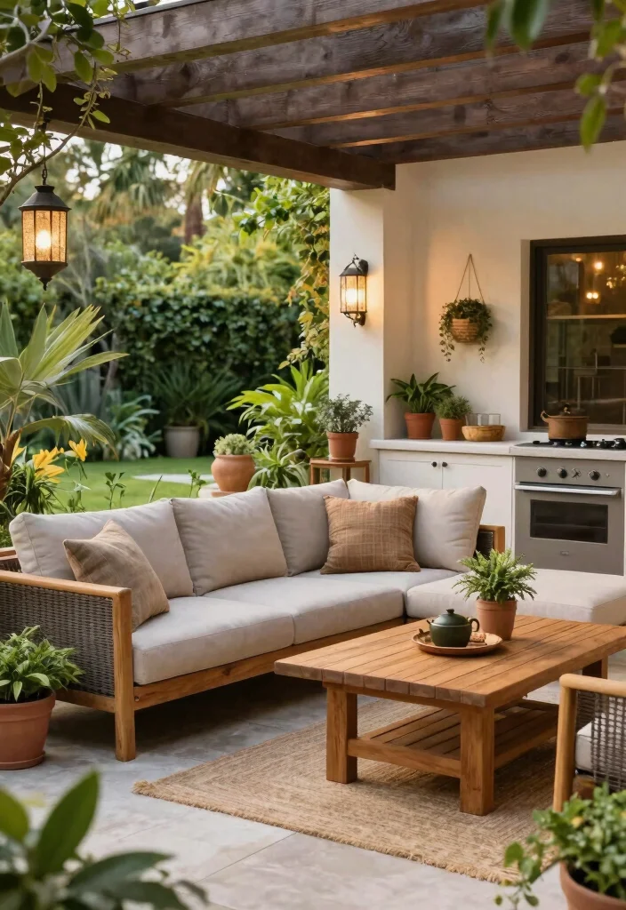 10 Two Acre Backyard Ideas for Large Scale Outdoor Planning - 5. Outdoor Living Spaces 1