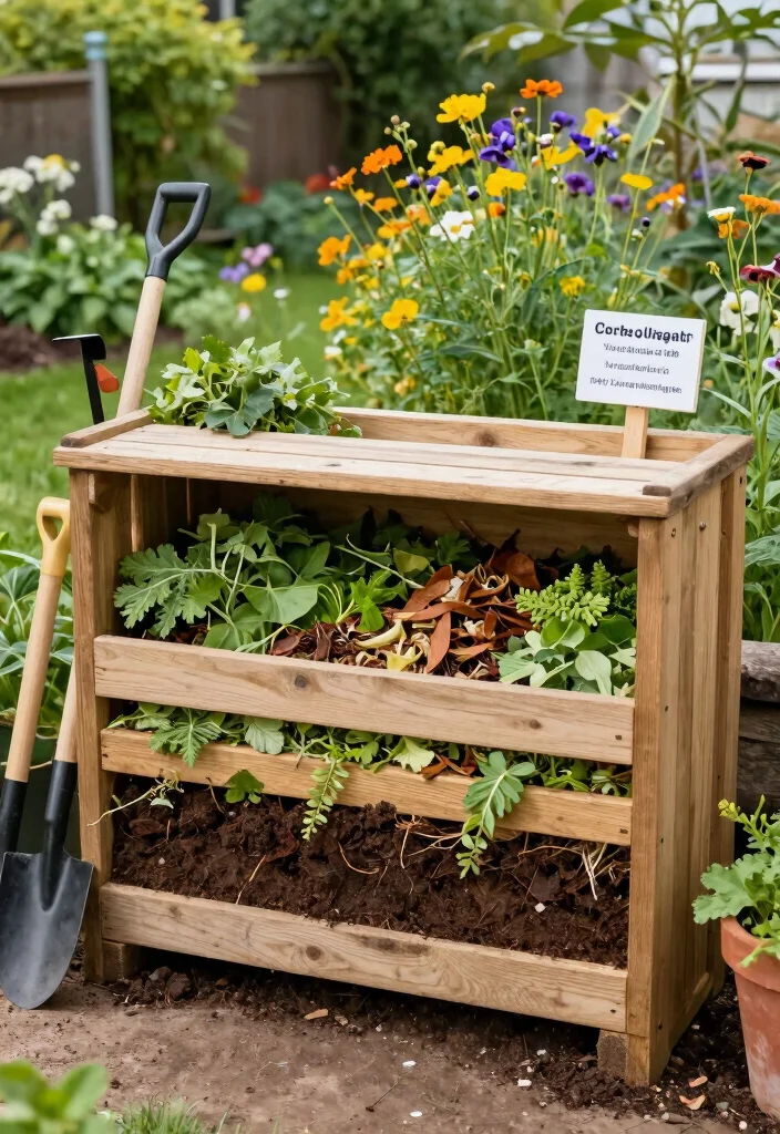 10 Two Acre Backyard Ideas for Large Scale Outdoor Planning - 6. Composting Station 1