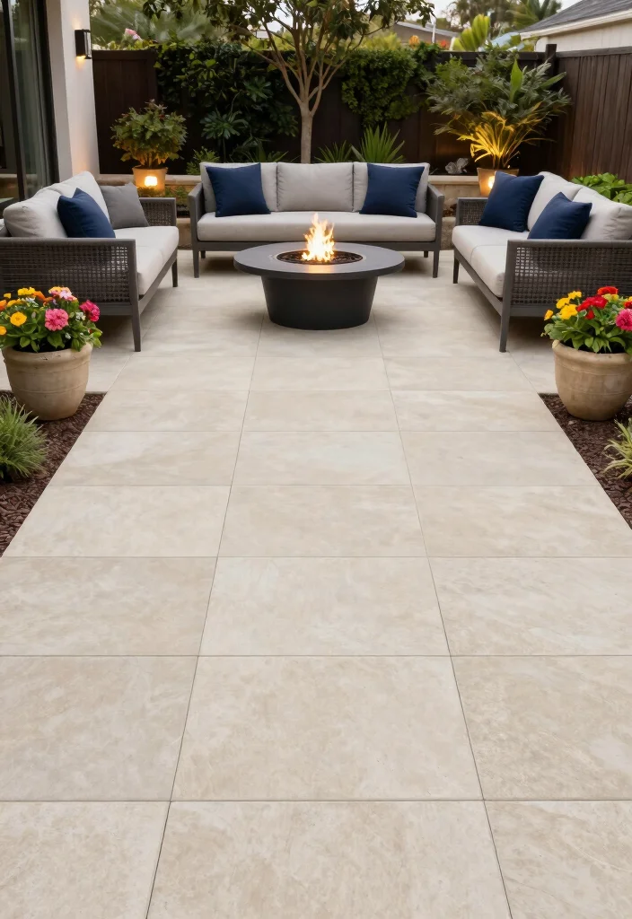 12 Backyard Ideas With Pavers for Clean and Modern Yards - 1. Sleek Paver Patios 1