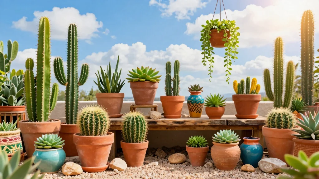 12 Cactus Planter Ideas for Low Maintenance Outdoor Style