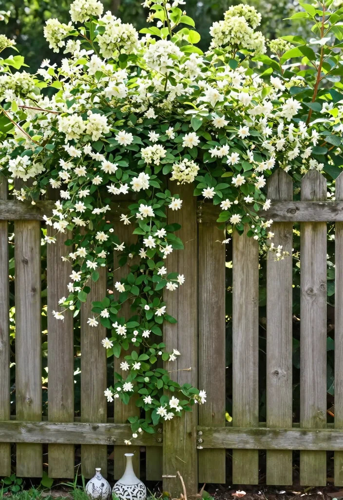 12 Climbing Plant Trellis Ideas for Vertical Garden Growth - 12. Garden Fence Trellis 1
