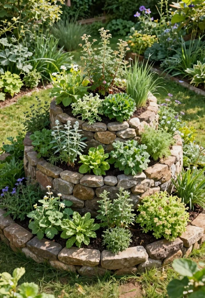 12 Container Planter Ideas for Patios, Porches, and Small Spaces 100 12 Container Planter Ideas for Patios, Porches, and Small Spaces - 10. Herb Spiral Gardens 1