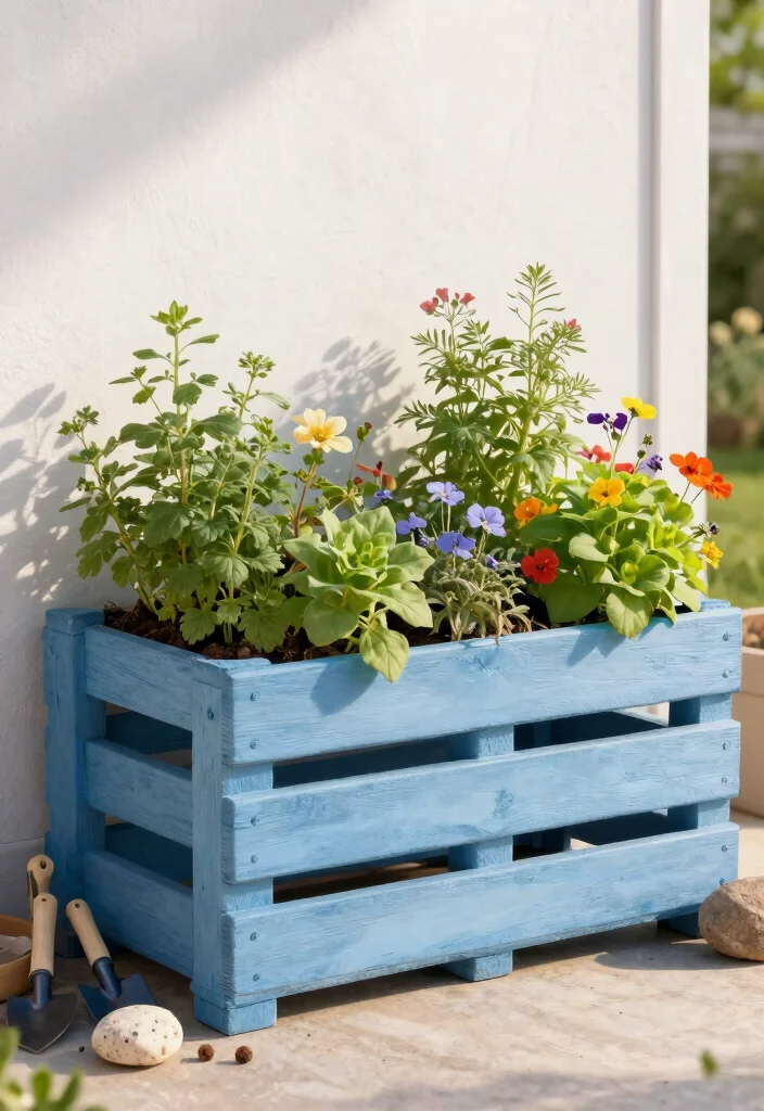 12 Container Planter Ideas for Patios, Porches, and Small Spaces 34 12 Container Planter Ideas for Patios, Porches, and Small Spaces - 4. DIY Pallet Planters 1