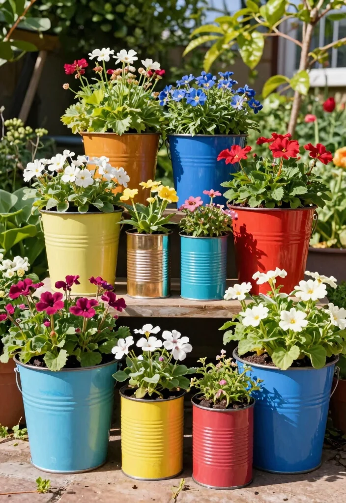 12 Container Planter Ideas for Patios, Porches, and Small Spaces 67 12 Container Planter Ideas for Patios, Porches, and Small Spaces - 7. Use of Recycled Containers 1