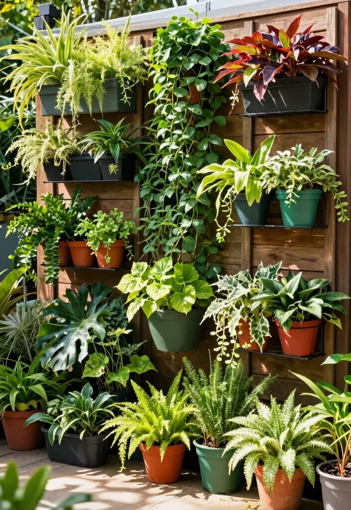 12 Cozy Backyard Landscaping Ideas for Relaxed Outdoor Living 1 12 Cozy Backyard Landscaping Ideas for Relaxed Outdoor Living - 1. Vertical Gardens for Space Efficiency 1