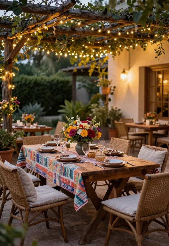 12 Mediterranean Backyard Ideas for Warm and Inviting Spaces 23 12 Mediterranean Backyard Ideas for Warm and Inviting Spaces - 3. Outdoor Dining Area 1