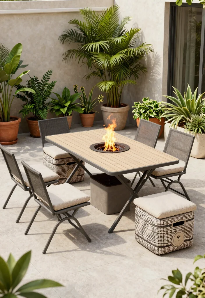 12 Modern Patio Ideas for Clean Outdoor Living - 6. Multi-functional Spaces 1