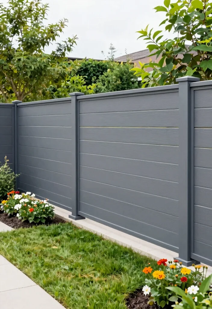 12 Outdoor Garden Fence Ideas for Style and Protection 100 12 Outdoor Garden Fence Ideas for Style and Protection 10. Contemporary Composite Fencing 0