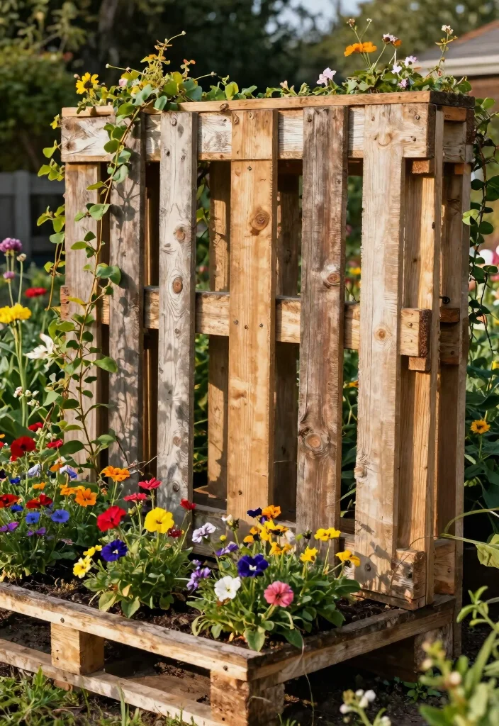 12 Outdoor Garden Fence Ideas for Style and Protection 12 12 Outdoor Garden Fence Ideas for Style and Protection 2. Rustic Wooden Pallet Fencing 0
