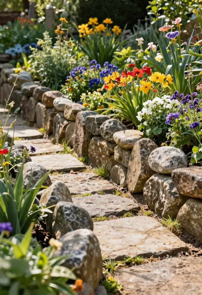 12 Outdoor Garden Fence Ideas for Style and Protection 78 12 Outdoor Garden Fence Ideas for Style and Protection 8. Charming Stone Fencing 0